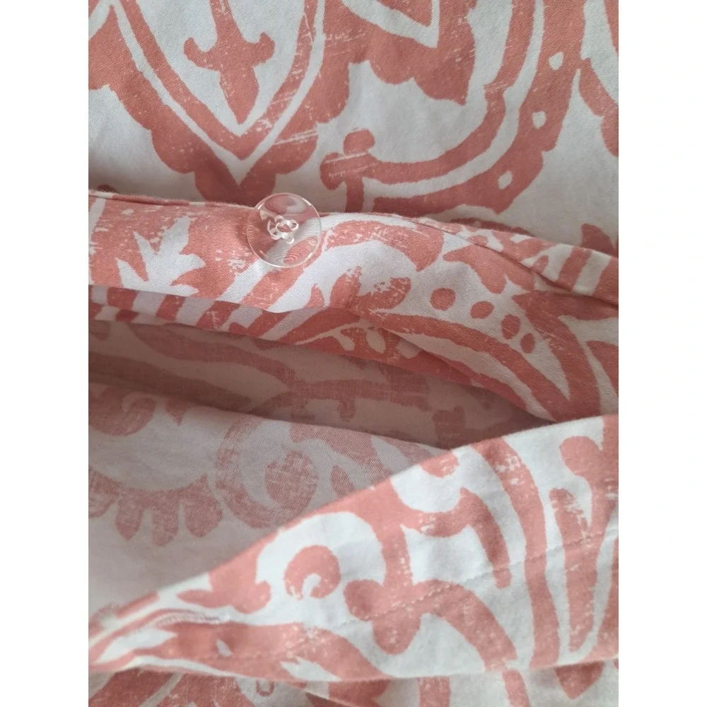 Charter Club Damask 100% Pima Cotton Full / Queen Duvet Comforter Cover